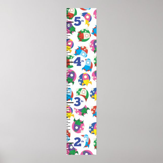 Poster Gráfico de crescimento dos foguetes. (Frente)