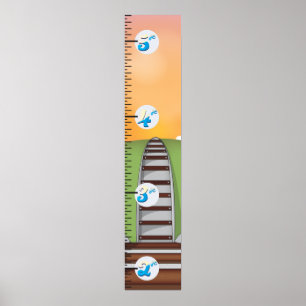 Pôster Gráfico de Crescimento Ferroviário
