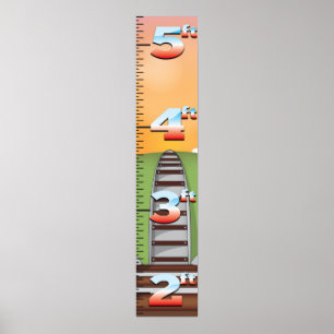 Poster Gráfico de Crescimento Ferroviário