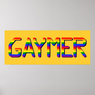 Poster Gráfico de Gaymer