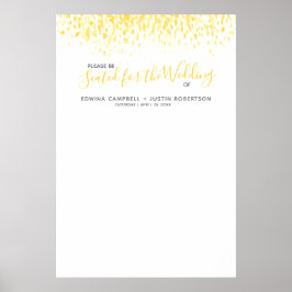 Poster Gráfico de lugares do modelo vazio abstrato