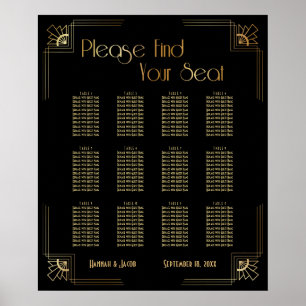 Poster Gráfico de Mesas em Sessão na Deco 12 de Arte Pr