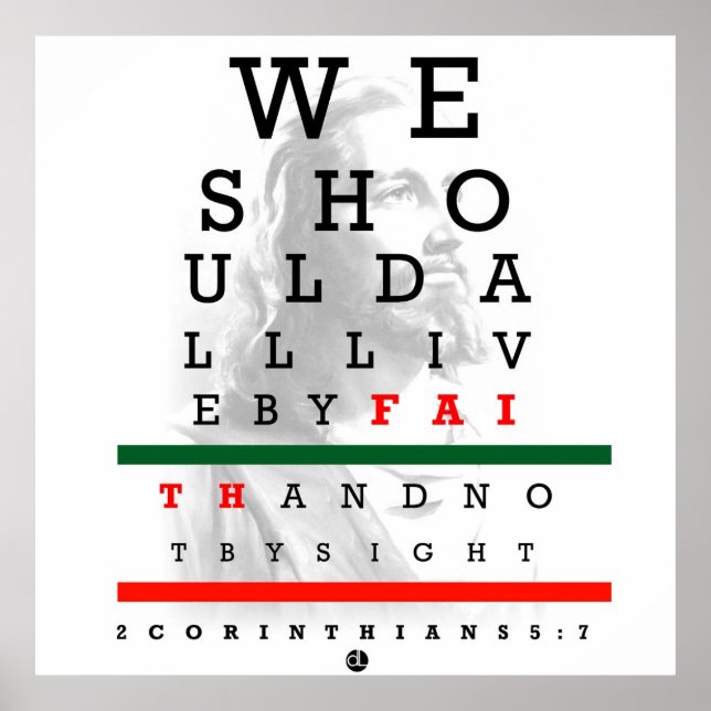 Pôster Gráfico de Olhos Holyghost (Frente)