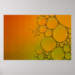 Poster Gráfico de orvalho de água