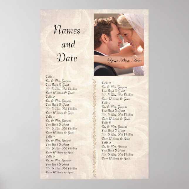 Pôster Gráfico de Recepção (Frente)