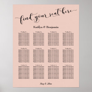 Poster Gráfico de Recepção de casamento para Escamudo, Ti