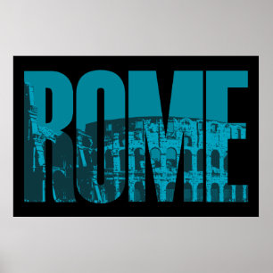 Pôster Gráfico de Roma