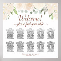 Gráfico de Rosas de Cabeça de Champanhe 10 Mesa