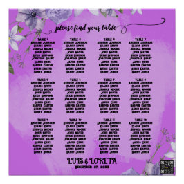 Pôster Gráfico de Seções de Casamento de Escritura