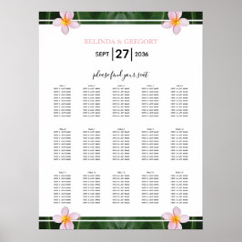 Poster Gráfico de Sentados de Casamento de Casamentos de 