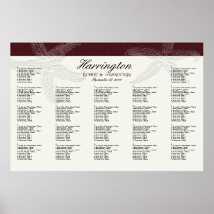 Poster Gráfico de Sentados de Casamento de Frigorífico de