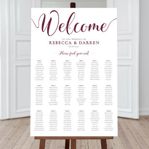 Poster Gráfico de Sentados Vermelhos de Ruby Profundo co