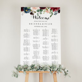 Poster Gráfico de Sentos Alfabéticos da Caligrafia do out