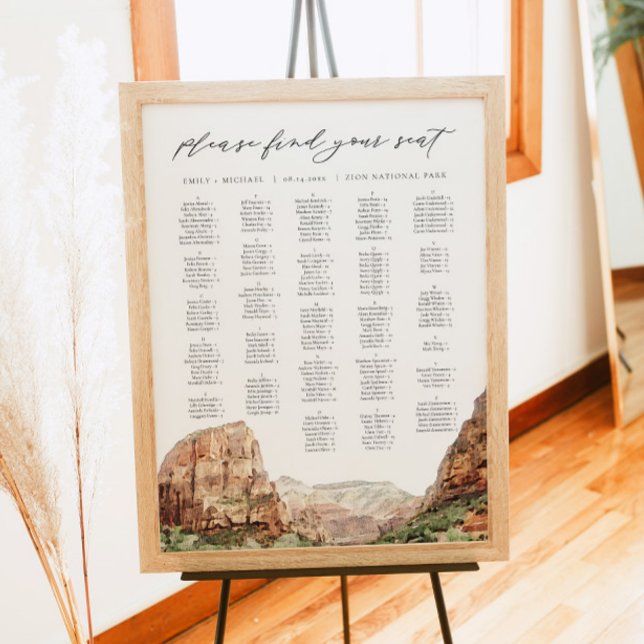 Poster Gráfico de Sentos Alfabéticos do Parque Nacional d (Criador carregado)