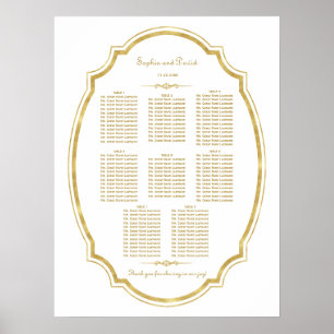 Poster Gráfico de Sentos de Casamento de Casamento de Foi