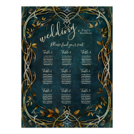 Pôster Gráfico de Sentos de Casamento de Majestade da Ter