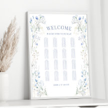 Gráfico de Sentos de Casamento de Prados de Flores