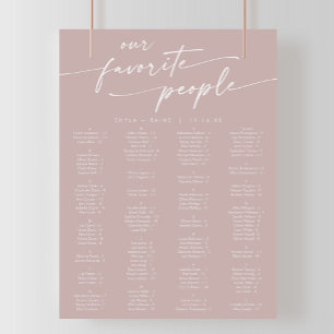 Poster Gráfico de Sentos Impressáveis Pink Rosa Dusty Chi