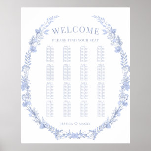Poster Gráfico de Sentos Russos de Casamentos de Flores S