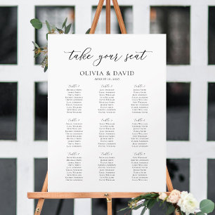 Poster Gráfico de Sessão de Boas-vindas do Elegante Scrip