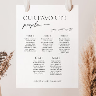 Poster Gráfico de Sessão de Boas-vindas do Modern 5 Mesa