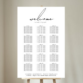 Poster Gráfico de Sessão de Boas-vindas do Script Elegant