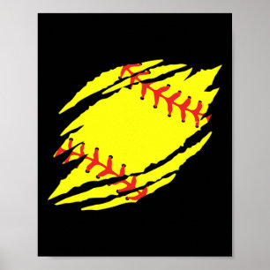 Poster Gráfico de Softbol _1
