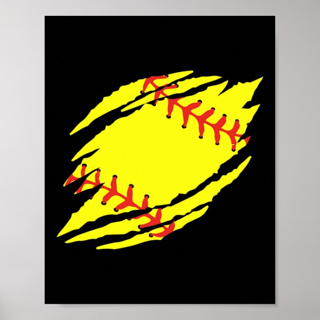Poster Gráfico de Softbol _1 (Frente)