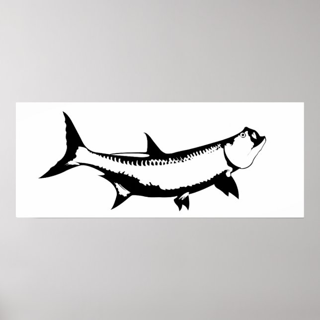 Pôster Gráfico de Tarpon (Frente)