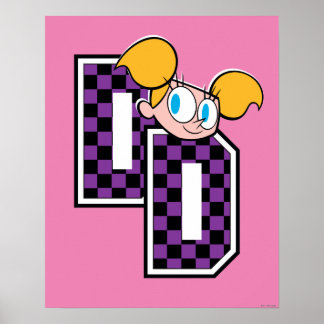 Poster Gráfico Dee Dee - Letras Atléticas