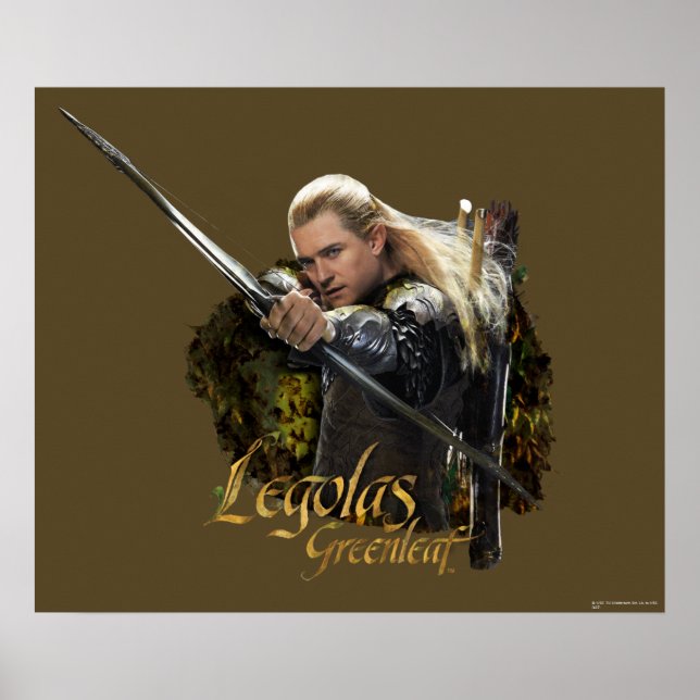 Pôster Gráfico do Arco de Desenho LEGOLAS GREENLEAF™ (Frente)