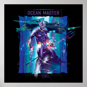 Poster Gráfico do mestre do oceano de Aquaman do rei