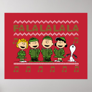 Poster Gráfico do Sweater de Natal