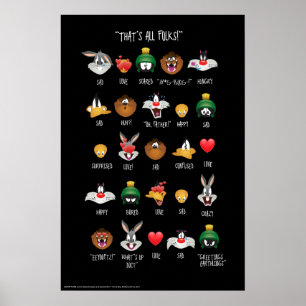 Pôster Gráfico Emoji de TUNES DE LOONEY™