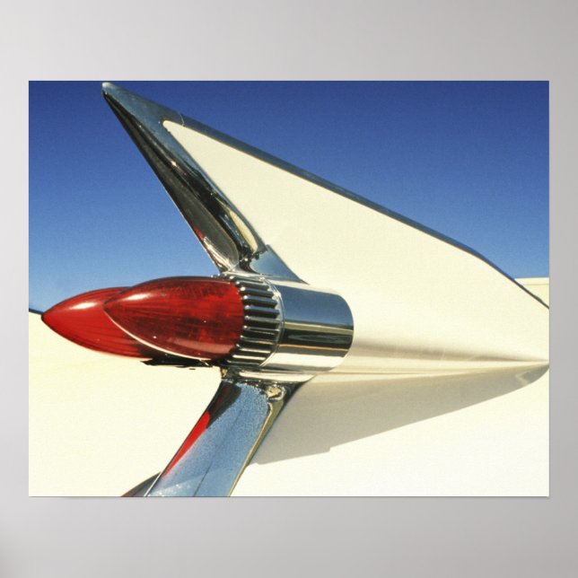 Poster Gráfico: Fecho da barbatana e luz de cauda acesa (Frente)