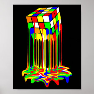 Poster gráfico incrível e colorido