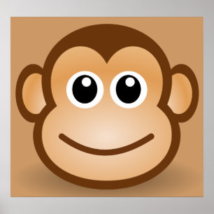 Pôster Gráfico livre de 76-Cute-Cartoon-Mackey-Clipart-I
