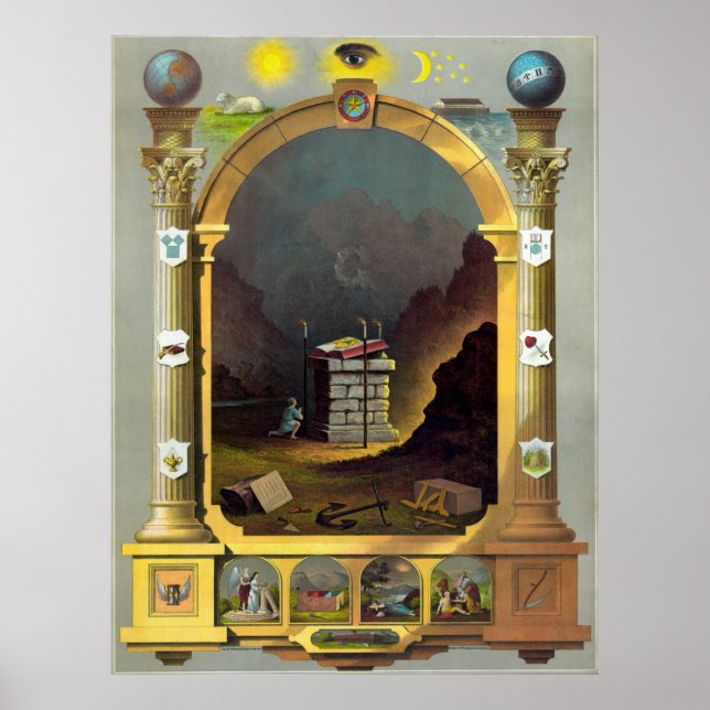 Poster Gráfico Masônico 2 (Frente)