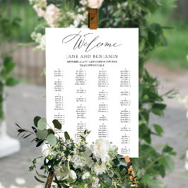 Poster Gráfico Mínimo de Casamento de Casamento de Script
