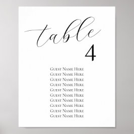 Poster Gráfico moderno de assentos de casamentos em qualq