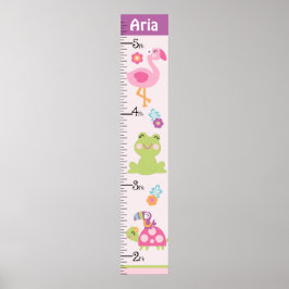 Poster Gráfico Personalizado de Crescimento de Animais Tr