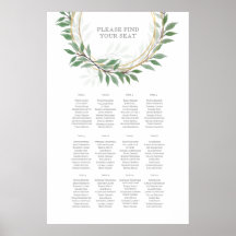 Gráfico Rustic Summer Wedding Seating