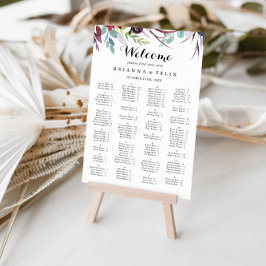 Poster Gráfico Sentado Alfabético de Boho Whimsical Luxur