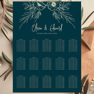Poster Gráfico Sentado de Casamento de Sangue do Ouro Ele