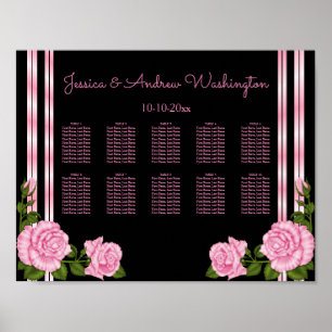 Poster Gráfico Sentado de Rose Bouquet, Canto Chic Elegan