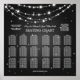 Poster Gráfico Sentado Elegante de Casamentos Correntes E