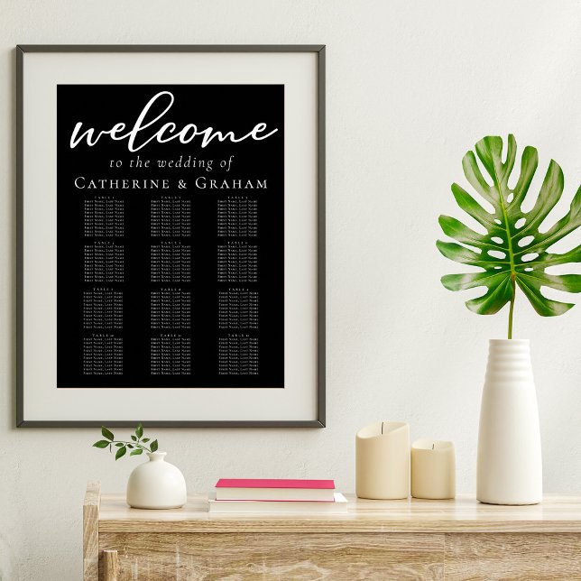 Poster Gráfico Sentado Simples Elegante de Casamentos Bra (Criador carregado)