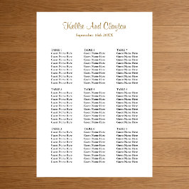 Poster Gráfico Simples De Casamentos