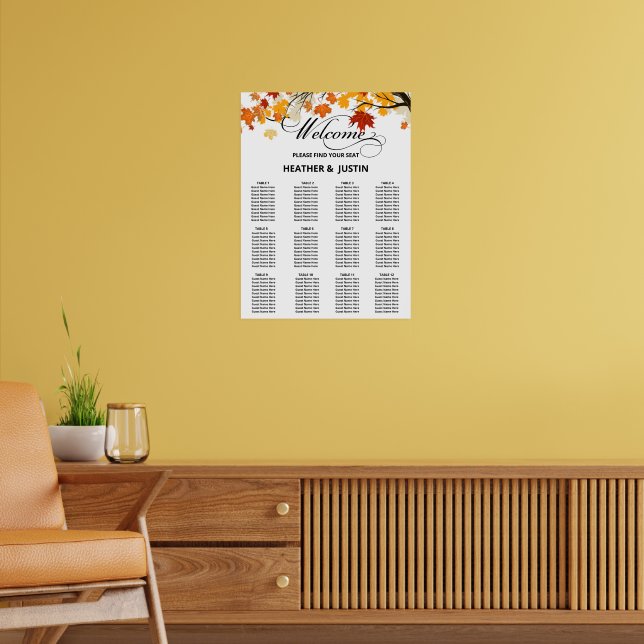 Poster Gráfico Simples Eucalyptus Greenery Casamentos (Sala de Estar 2)