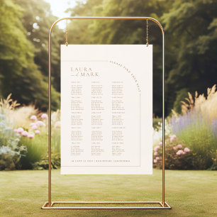 Poster Gráficos de Casamento de Arch Minimalista Moderno